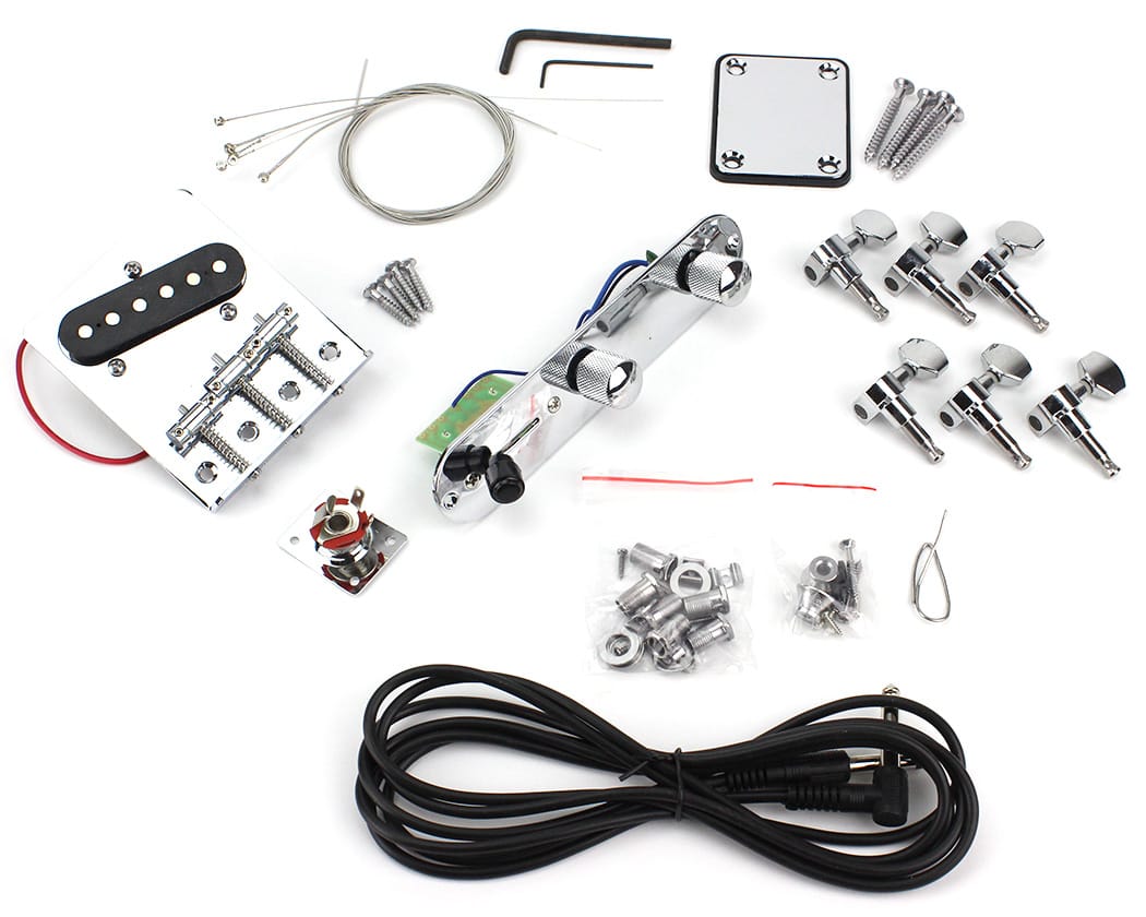 Pit Bull Guitars DJT-1 Ash Body Electric Guitar Kit - view 10