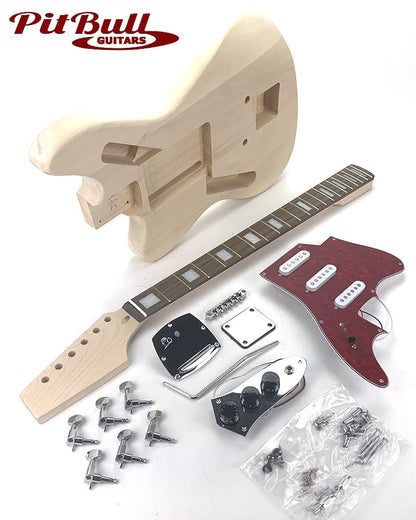 JZ-6L DIY Left-handed Electric Guitar Kit 30" Baritone - view 2