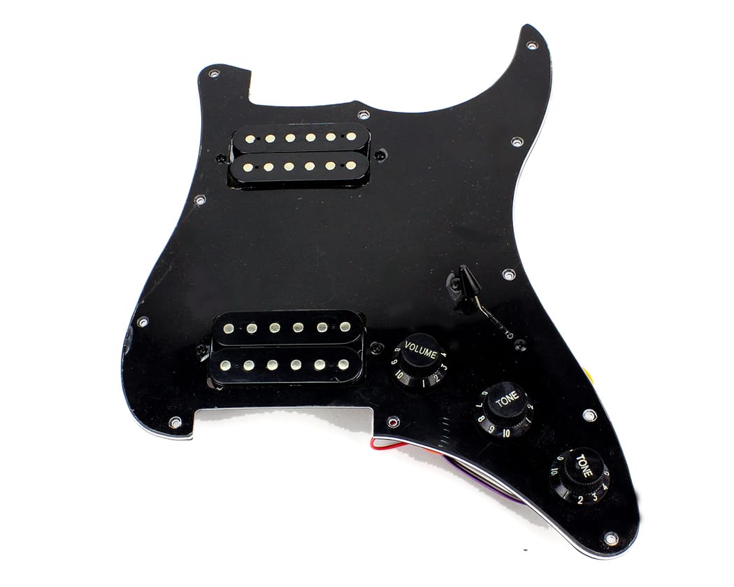 ST Loaded Pickguard - HH - Black - view 3