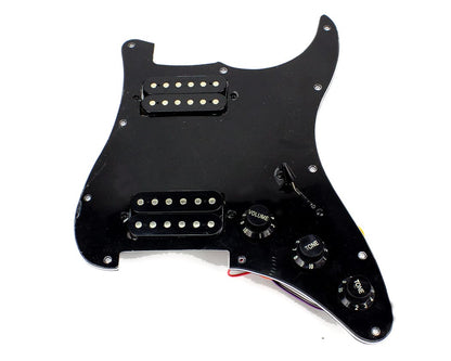 ST Loaded Pickguard - HH - Black - view 3