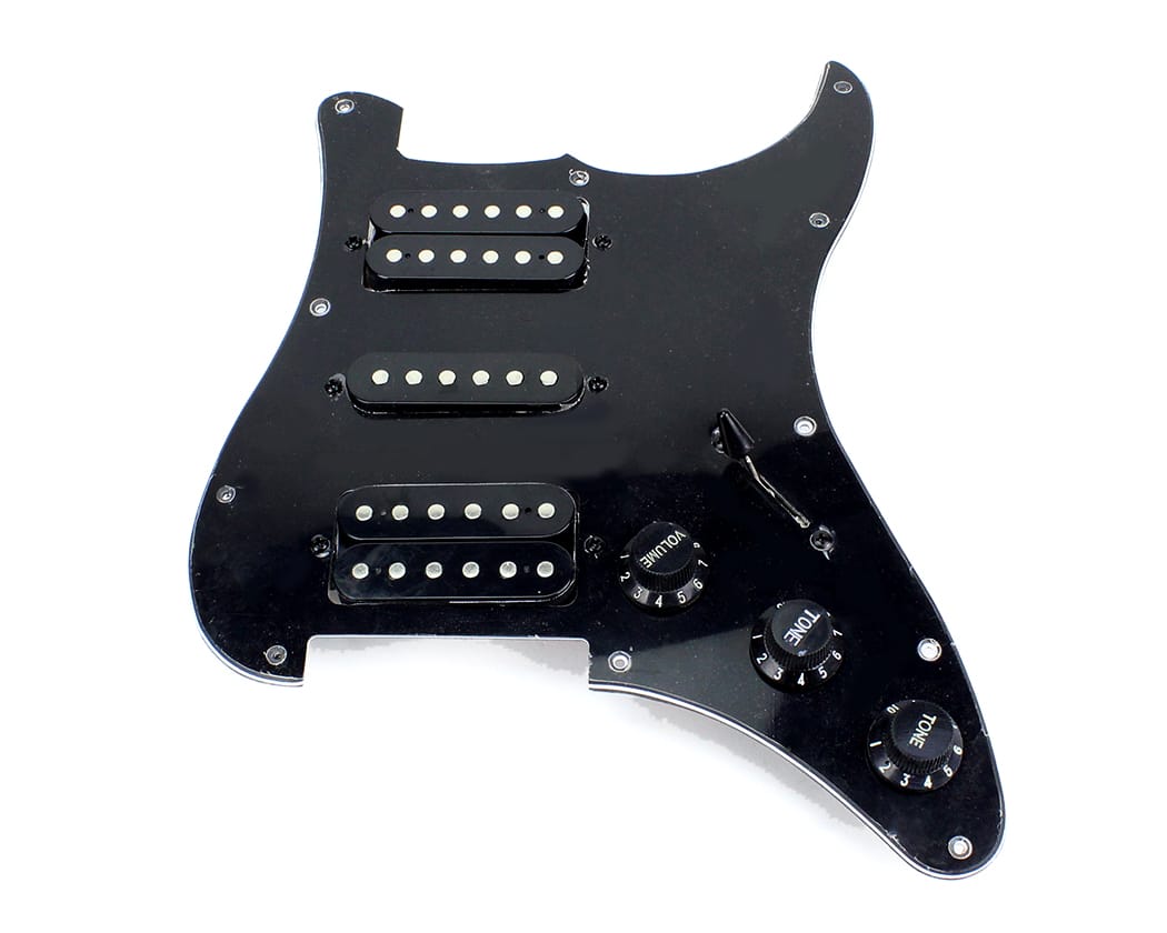 ST Loaded Pickguard - HSH - Black - view 2