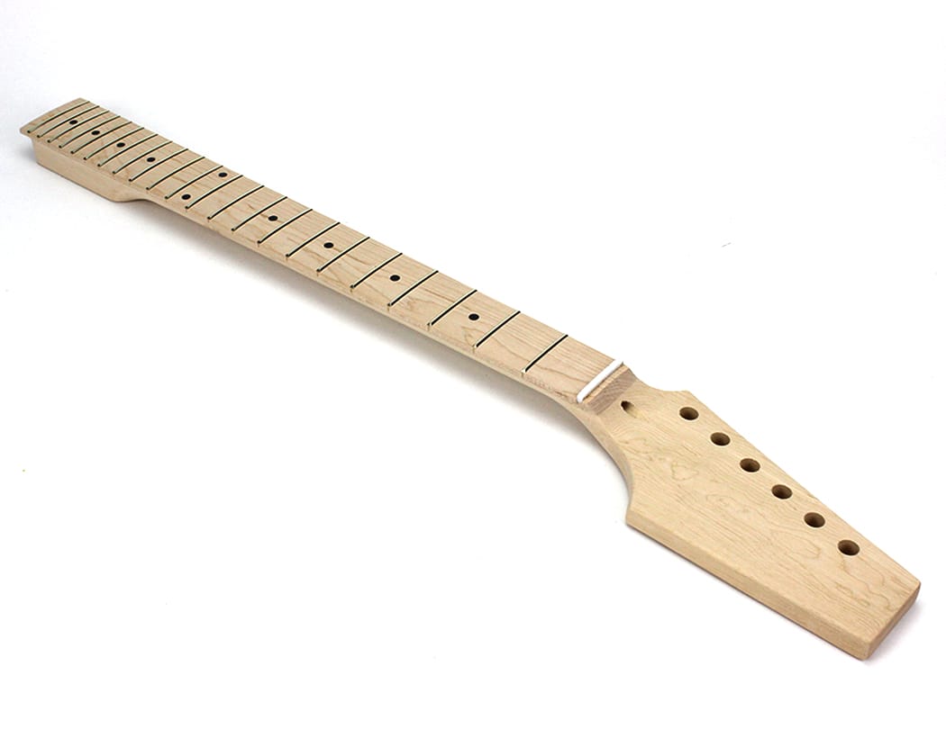22 Frets Maple Neck w/Maple Fretboard for ST Style Kits