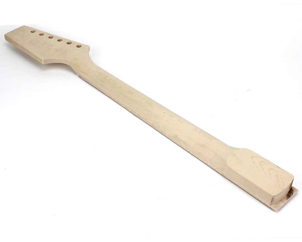 22 Frets Maple Neck w/Rosewood F/board for ST Style Kits (Left-handed) - view 3