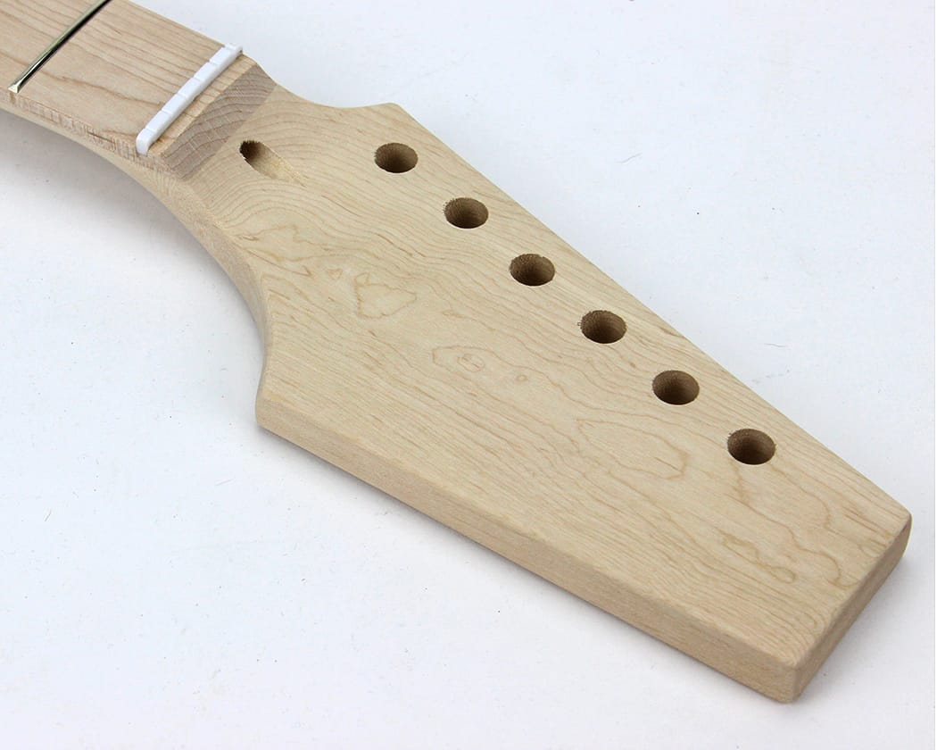 22 Frets Maple Neck w/Maple Fretboard for ST Style Kits (Left-handed) - view 4