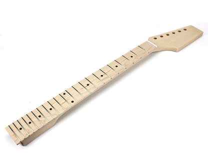 22 Frets Maple Neck w/Maple Fretboard for ST Style Kits (Left-handed) - view 2