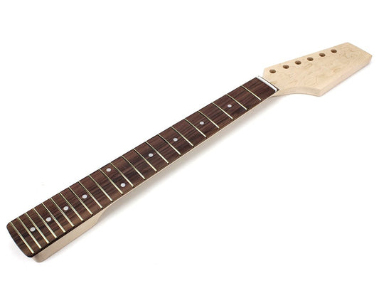 22 Frets Maple Neck w/Rosewood F/board for ST Style Kits (Left-handed) - view 2