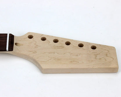 22 Frets Maple Neck w/Rosewood F/board for ST Style Kits (Left-handed) - view 4