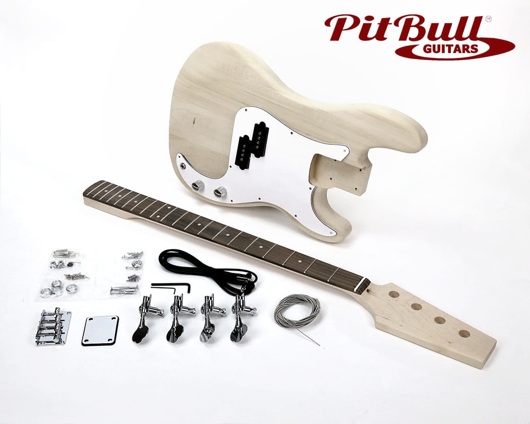 Pit Bull Guitars PB-4 Electric Bass Guitar Kit