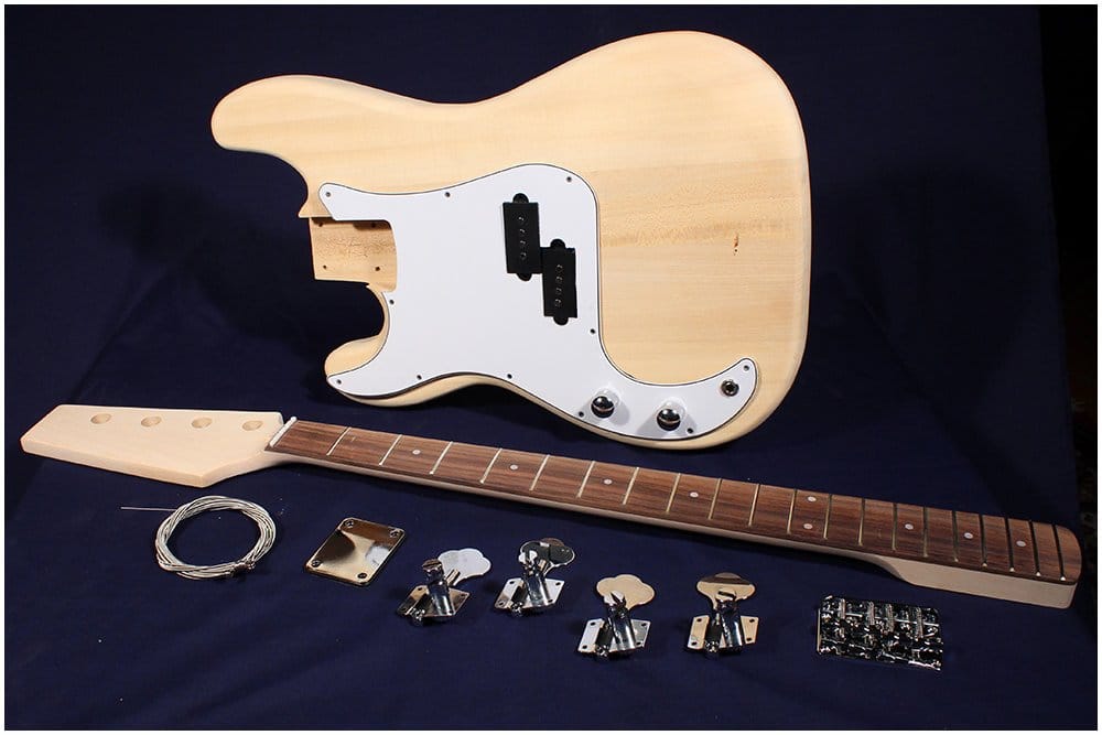 Pit Bull Guitars PB-4L Electric Bass Guitar Kit (Left Handed)