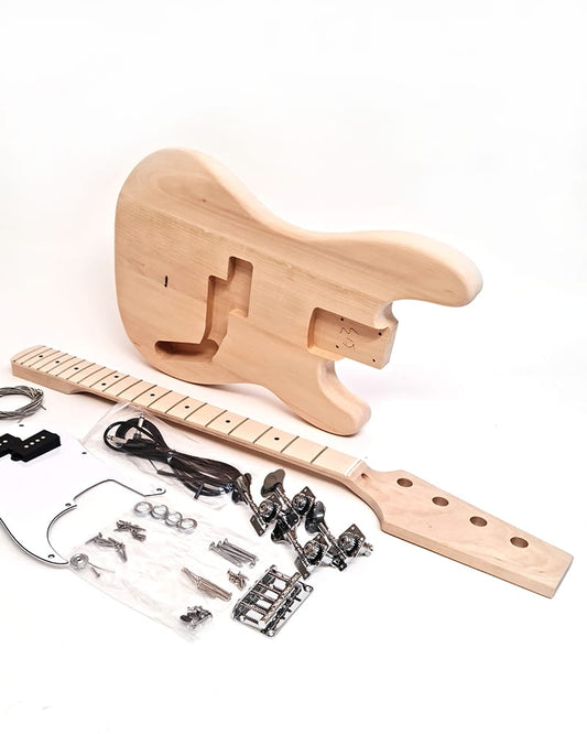 PB-30M DIY Electric Bass Guitar Kit 30" (Maple Fretboard)