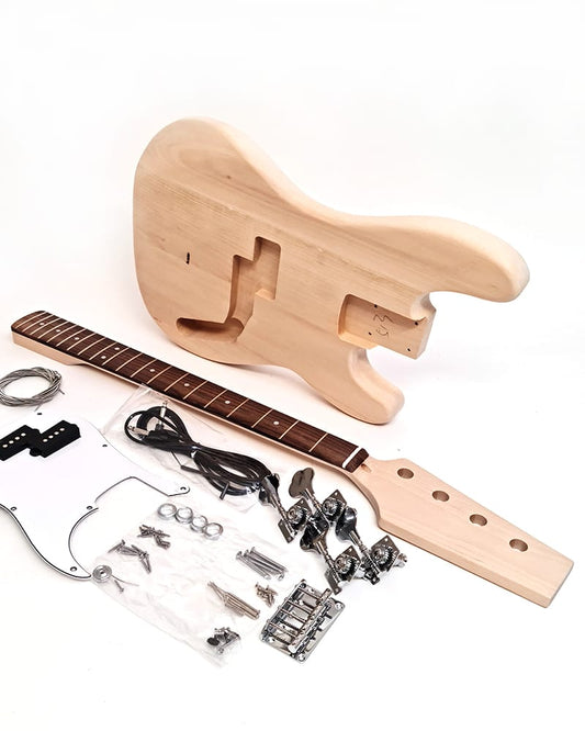 PB-30R DIY Electric Bass Guitar Kit 30" (Rosewood Fretboard)