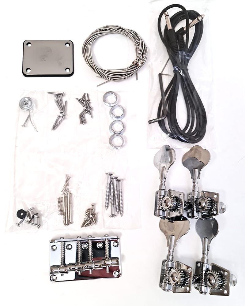 PB-30M DIY Electric Bass Guitar Kit 30" (Maple Fretboard) - view 5