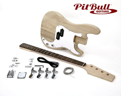 PBA-5 DIY Electric Bass Guitar Kit (Ash body)