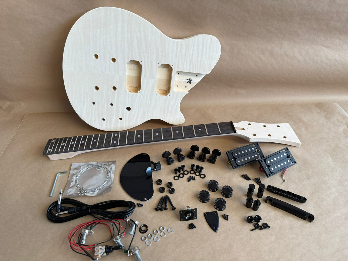 Pit Bull Guitars PBG-2F Electric Guitar Kit (with Flame Maple Veneer)