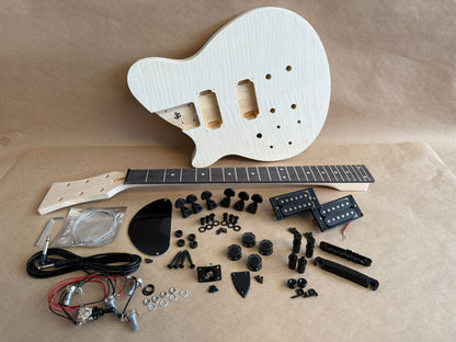 Pit Bull Guitars PBG-2F-L Electric Guitar Kit (Flame Maple Veneer) Left-Handed
