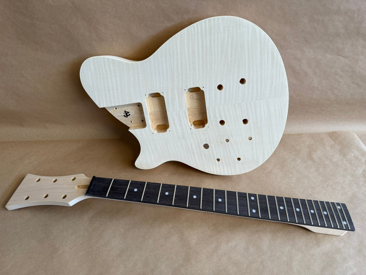 Pit Bull Guitars PBG-2F-L Electric Guitar Kit (Flame Maple Veneer) Left-Handed - view 5