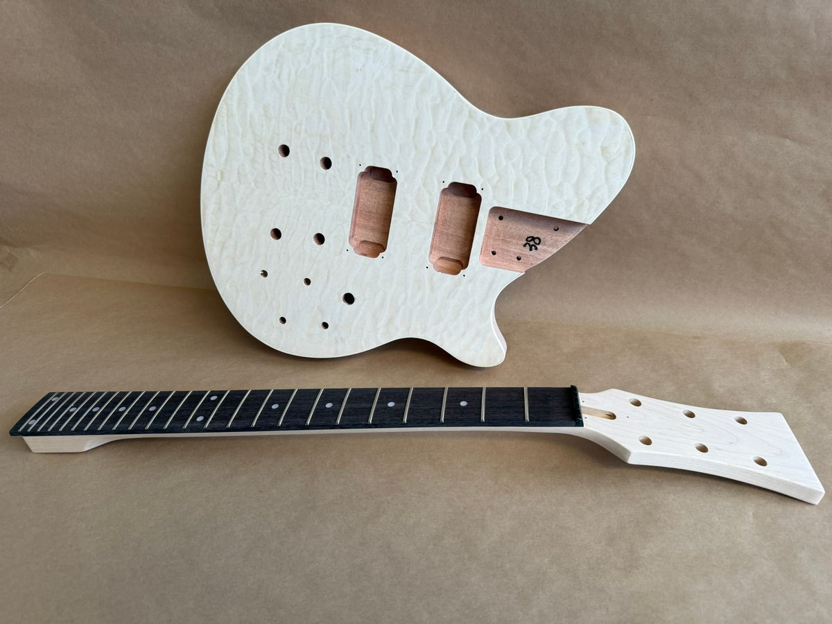 Pit Bull Guitars PBG-2Q Electric Guitar Kit (with Quilted Maple Veneer) - view 5