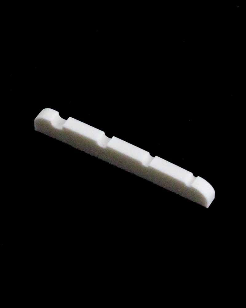 PBG Bone Nut for F type 4 String Bass Guitar Kits - Bleached White