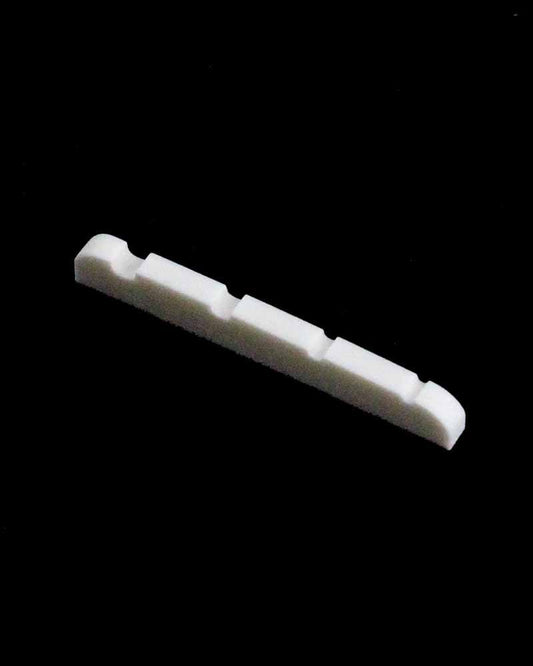 PBG Bone Nut for F type 4 String Bass Guitar Kits - Bleached White