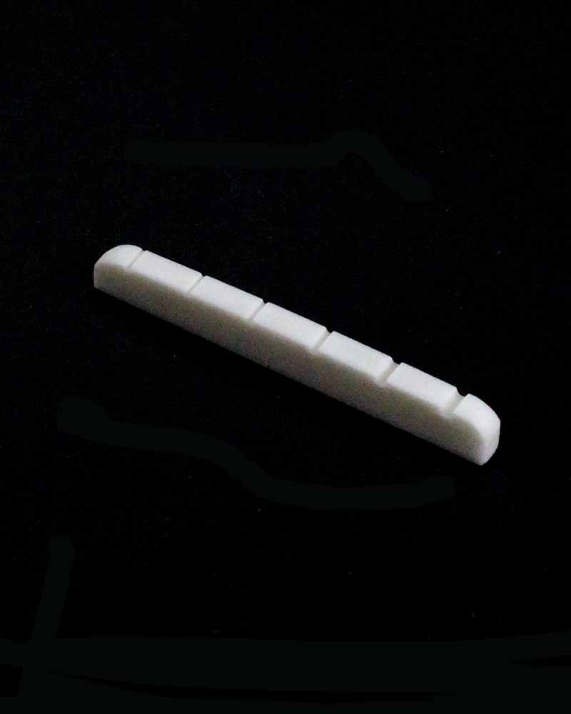 PBG Bone Nut for F type 6 String Guitar Kits - Bleached White - view 2