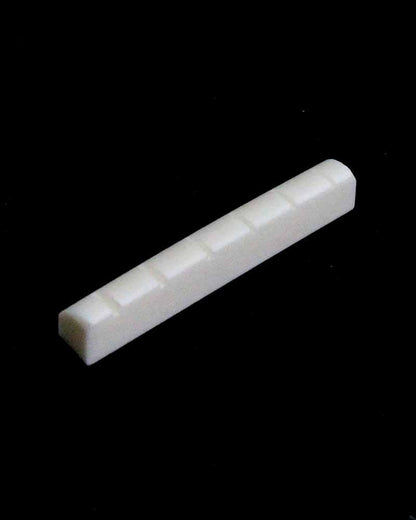 PBG Bone Nut for G type 6 String Guitar Kits - Bleached White