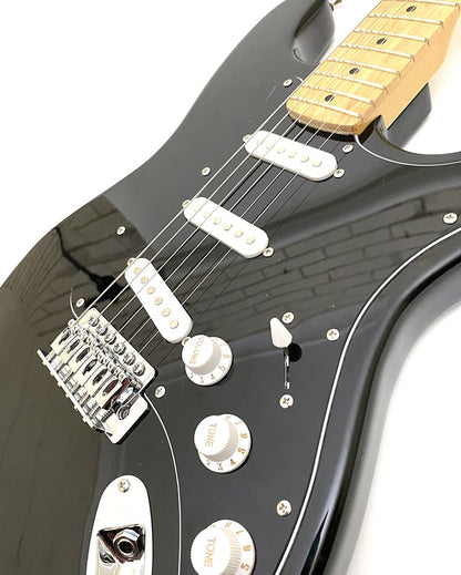 Pit Bull Guitars DG-1 ST Style Finished Guitar - Jet Black - view 3