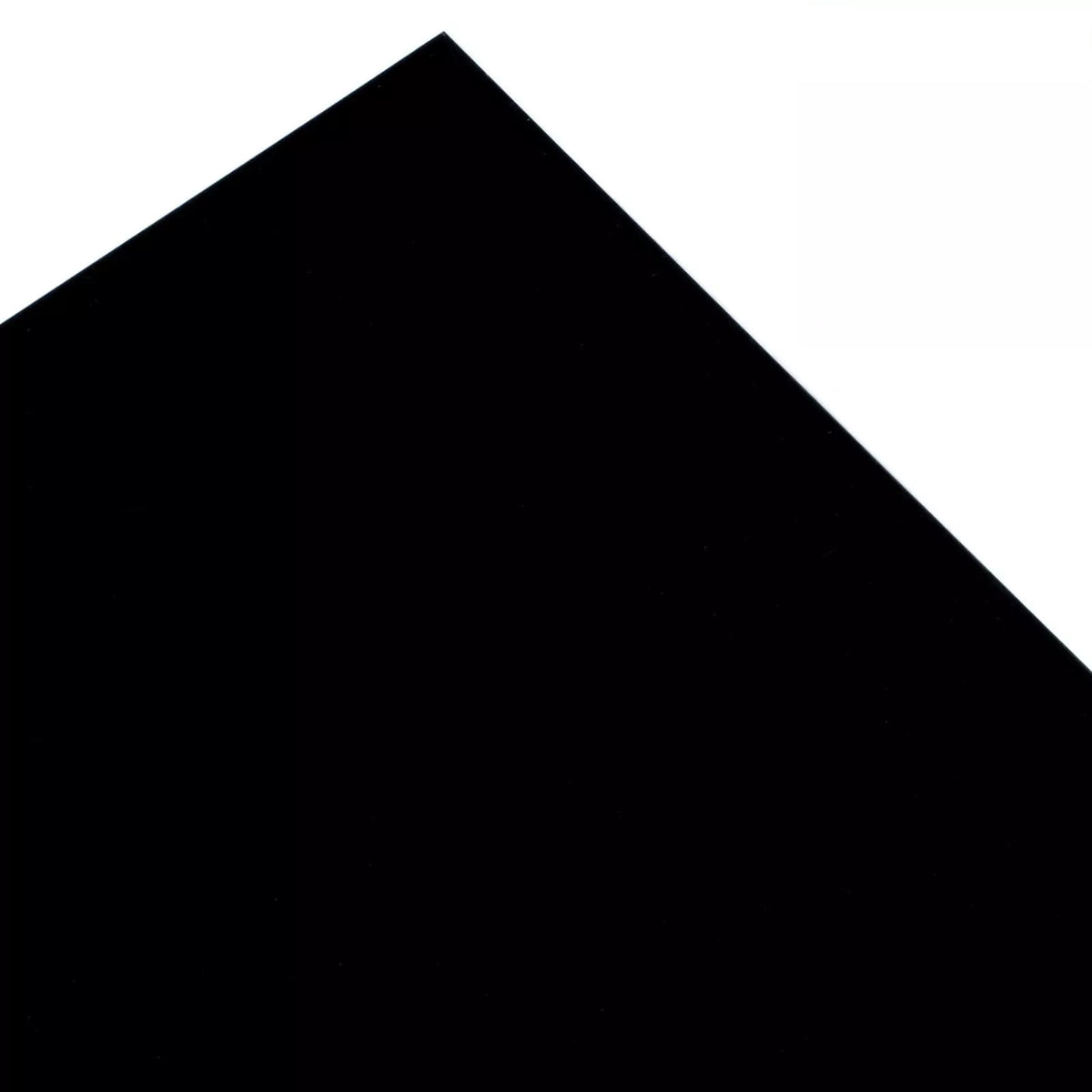 PBG Pickguard Material - Plain Black PVC