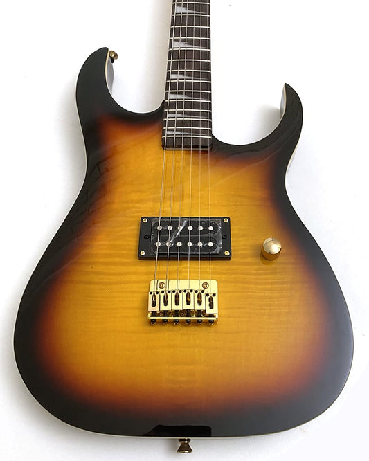 Pit Bull Guitars SS-1 Finished Guitar - Tobacco Burst - view 2