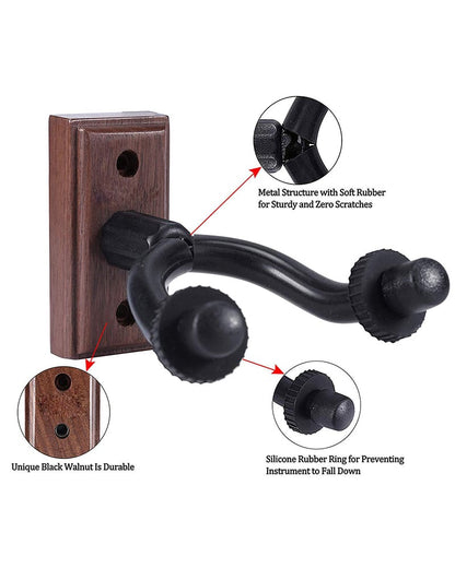 PBGH-7 Guitar Hanger - Wood and Metal - view 2