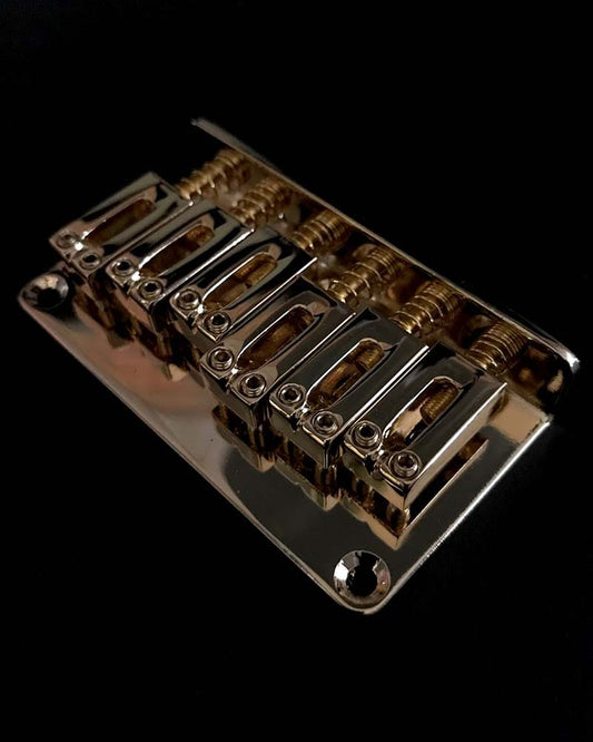 Pit Bull Guitars Hardtail Bridge - Gold