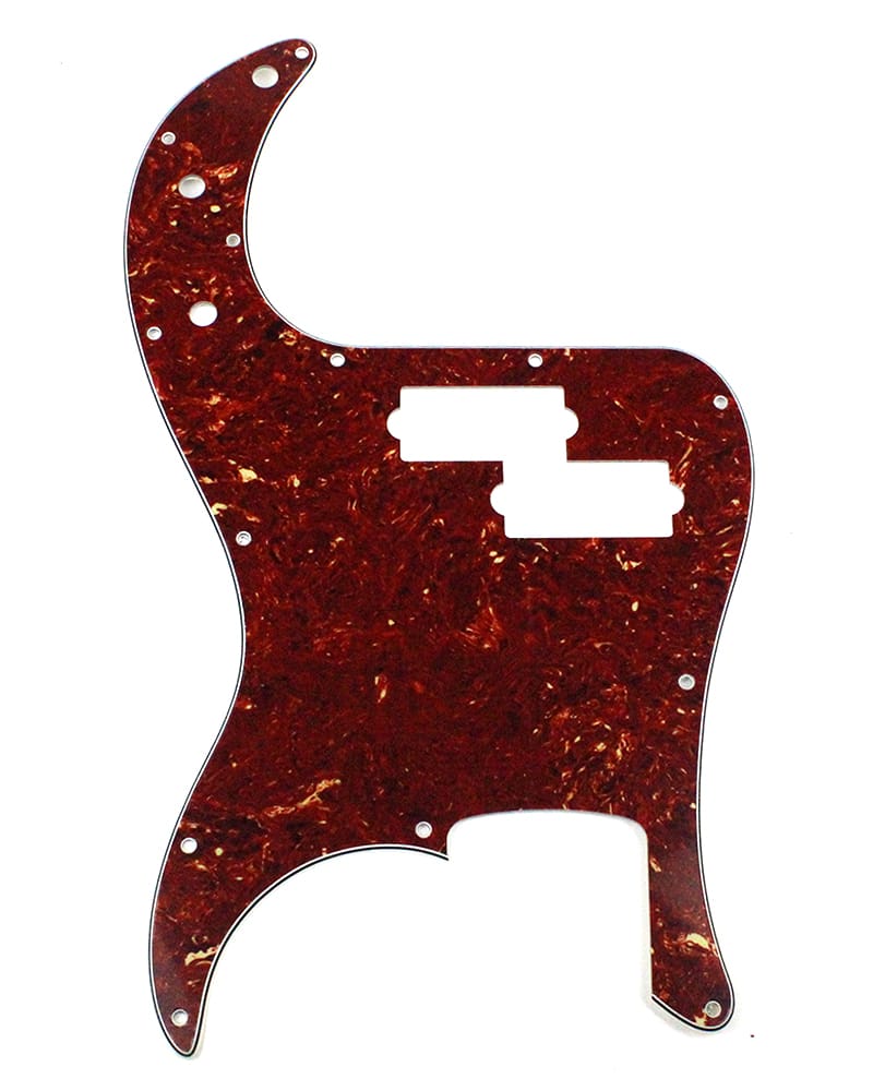 PBG PB Style Pickguard 3 Ply- Red Tortoiseshell