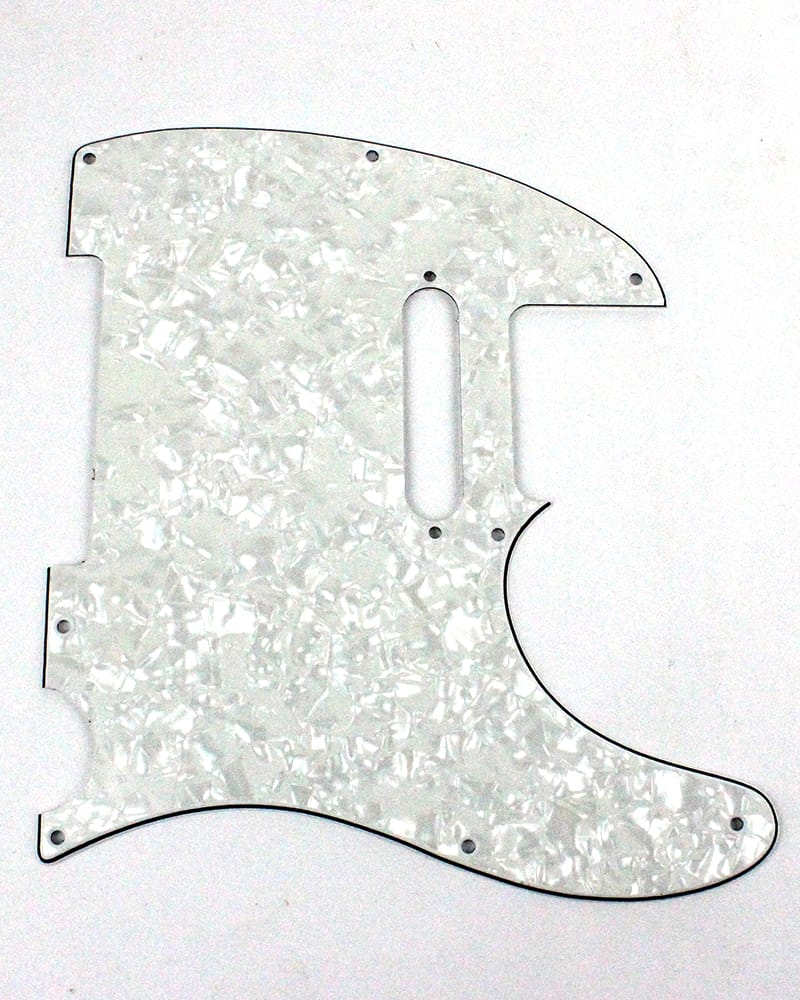 PBG TL Pickguard - White Pearloid 3 Ply