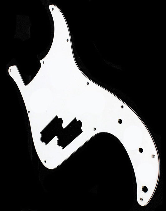 PBG PB Style 3 Ply Pickguard - White