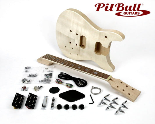 Pit Bull Guitars PRS-1F Electric Guitar Kit - Flame Maple
