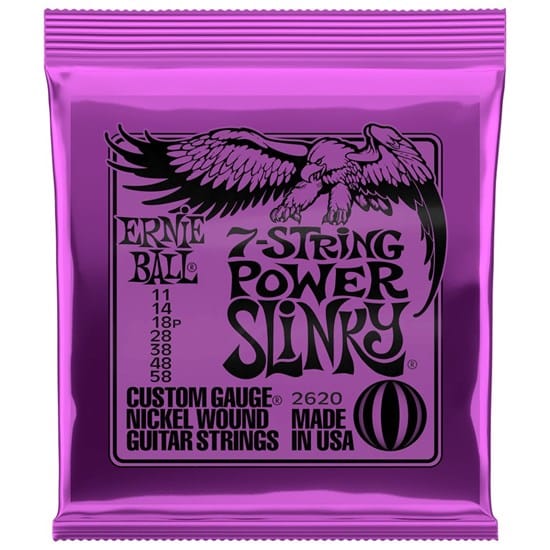 Ernie Ball 7 String Power Slinky Electric Guitar Strings