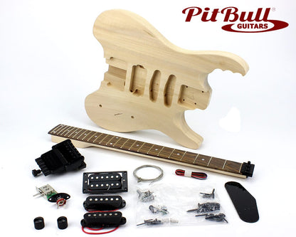Pit Bull Guitars SH-1M Electric Guitar Kit (Mahogany)