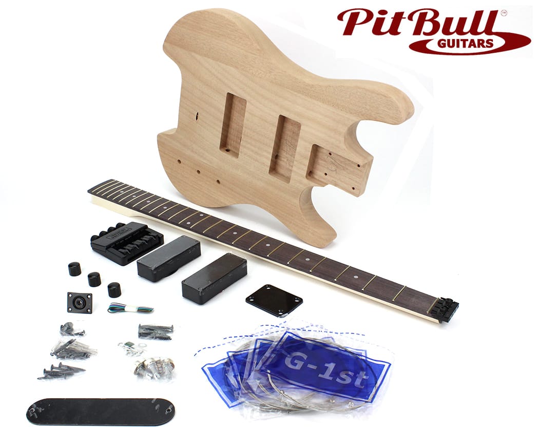 Pit Bull Guitars SHB-4 Headless Electric Bass Guitar Kit