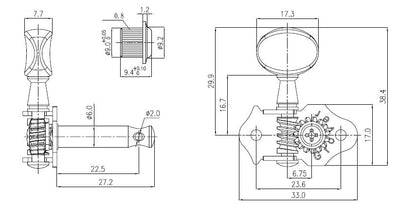 Grover Gold Sta-Tite™ (98 Series) - view 5