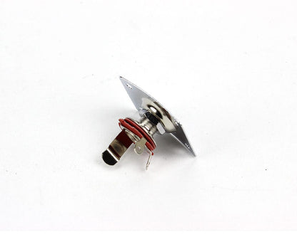 PBG Output Jack - Square - for Gibson style kits - Chrome - view 3