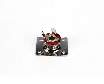 PBG Output Jack - Square - for Gibson style kits - Chrome - view 2