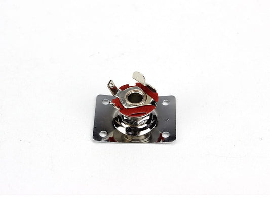 PBG Output Jack - Square - for Gibson style kits - Chrome - view 2