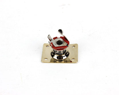 PBG Output Jack - Square - for Gibson style kits - Gold - view 2