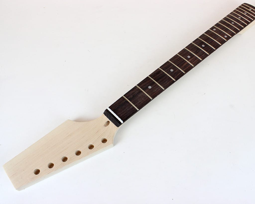 21 Fret Maple Neck w/Rosewood Fretboard for ST Style Kits