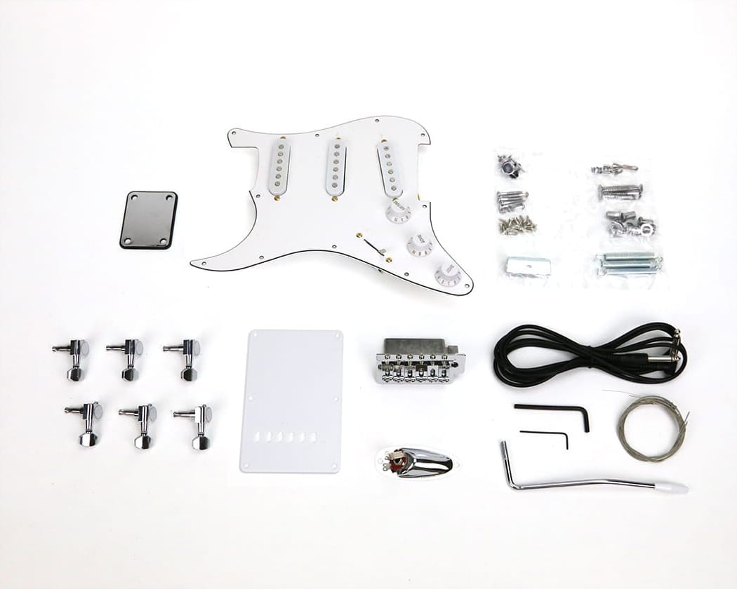 Pit Bull Guitars ST-1L Pickup and Hardware Upgrade - Chrome (Left-Handed)