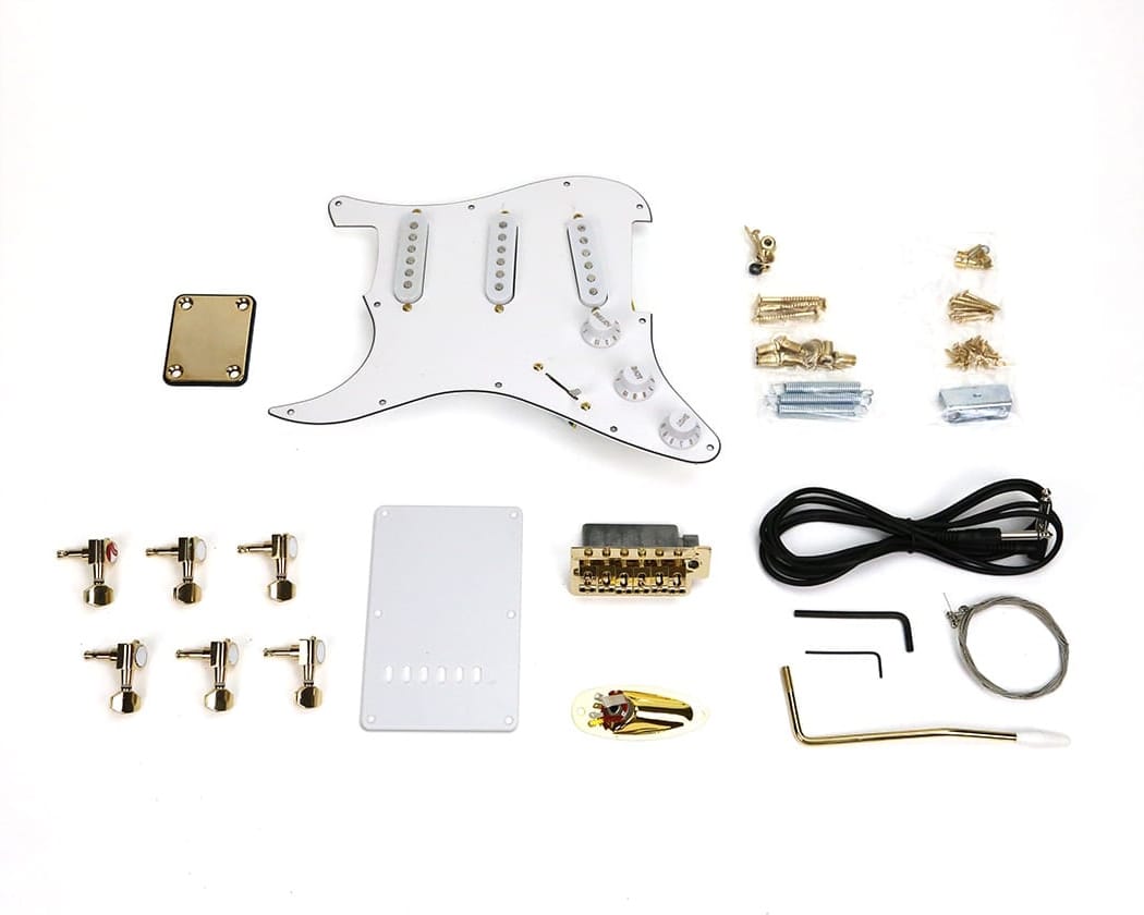 Pit Bull Guitars ST-1L Pickup and Hardware Upgrade - Gold (Left-Handed)