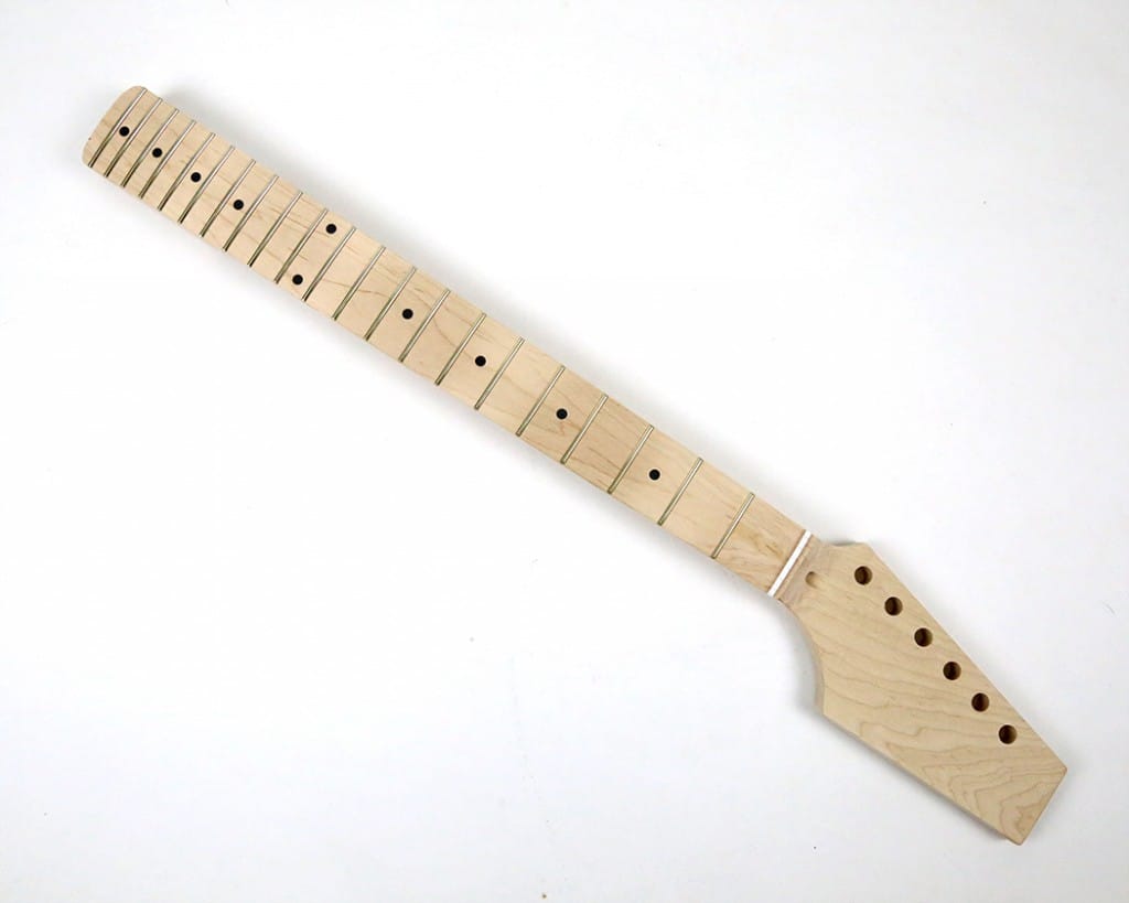 21 Frets Maple Neck w/Maple Fretboard for ST Style Kits