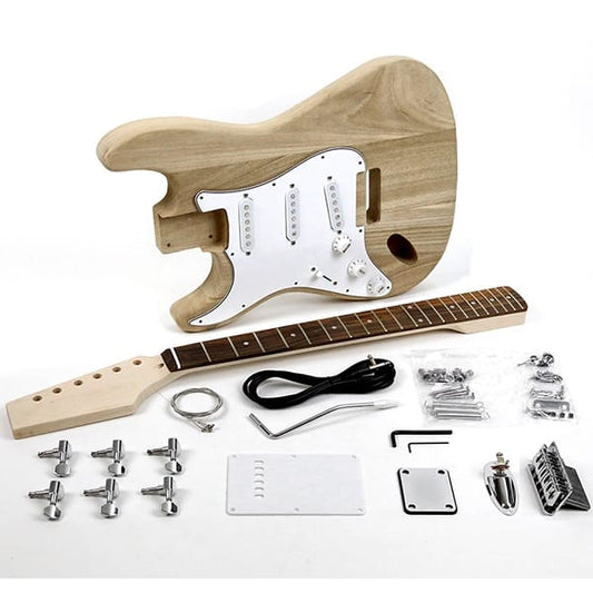 STA-1L Ash Body DIY Electric Guitar Kit (Left-handed)