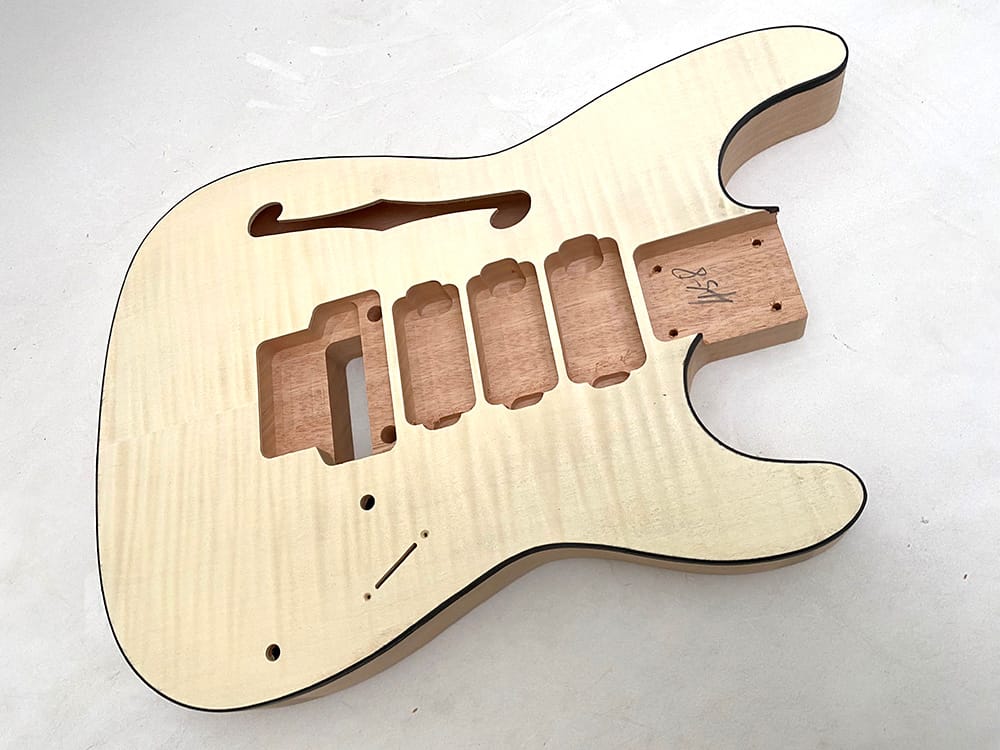 STH-1F Thinline Style DIY Electric Guitar Kit - view 2