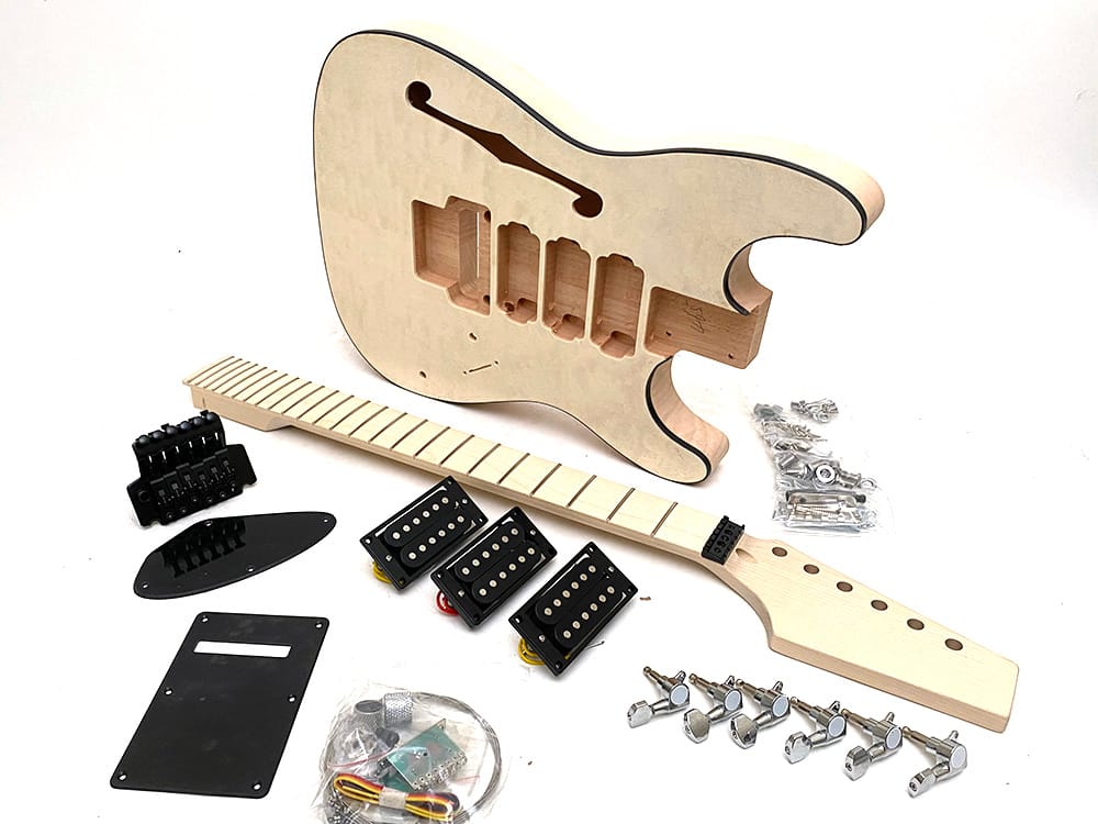 STH-1Q Thinline Style DIY Electric Guitar Kit