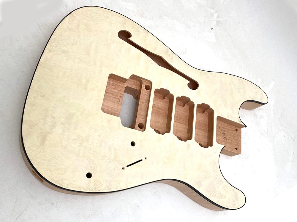 STH-1Q Thinline Style DIY Electric Guitar Kit - view 2